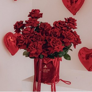 Коробка с цветами "Коралл"